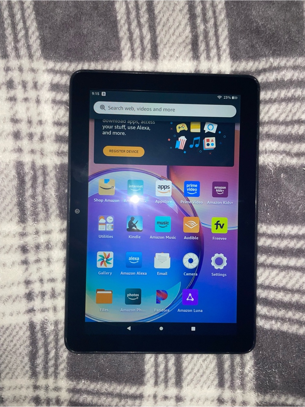 Amazon Tablet in Black with Colorful Display - 7" Screen